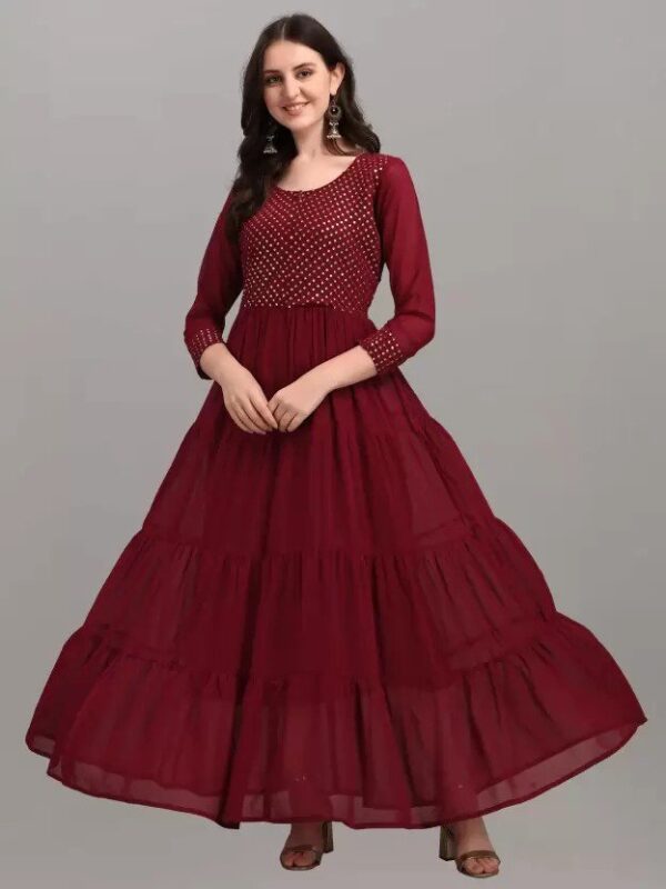 Fox Georgette Gown