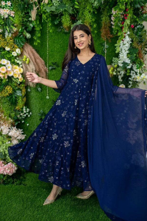 Fox Georgette Gown - Image 8