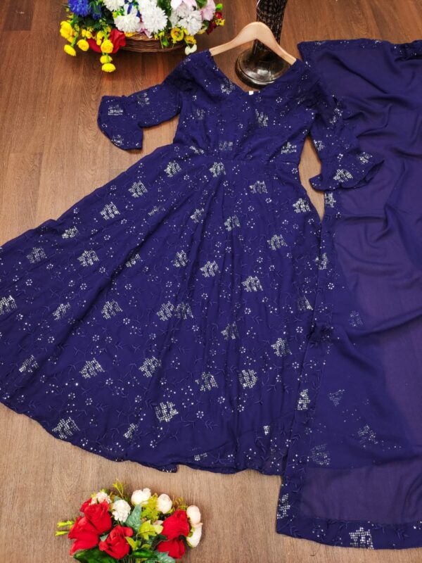 Fox Georgette Gown - Image 4