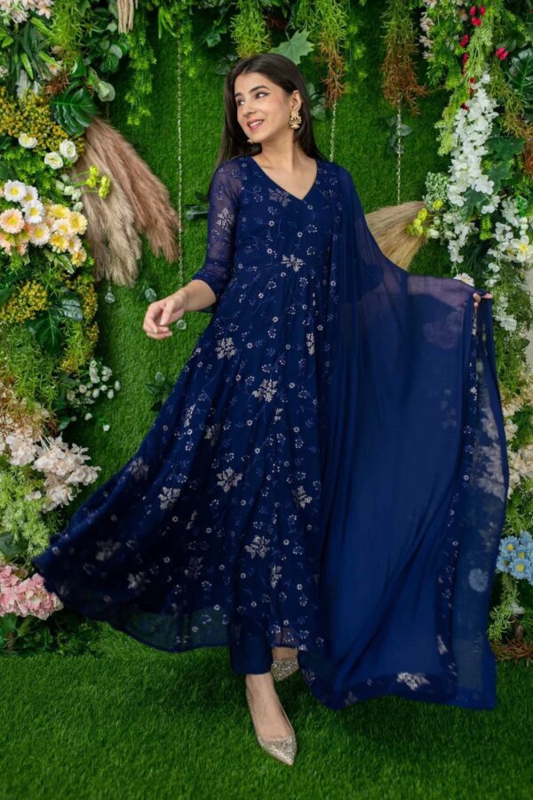 Fox Georgette Gown - Image 7