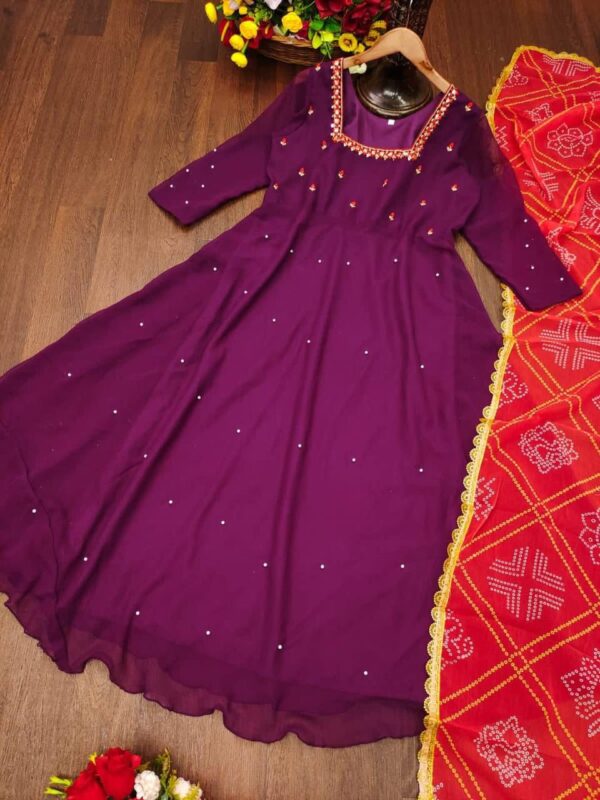 Beautiful Georgette Gown - Image 4