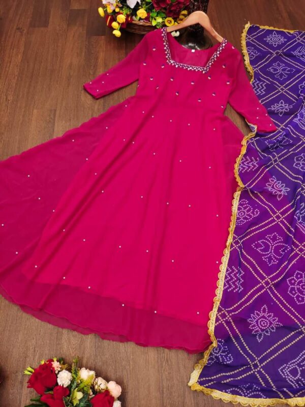 Beautiful Georgette Gown - Image 6