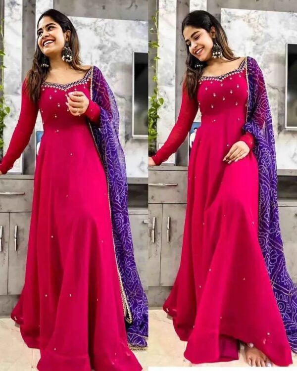 Beautiful Georgette Gown - Image 4