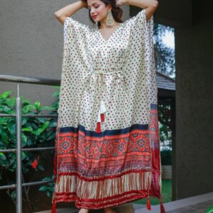 Stylish Satin Kaftan