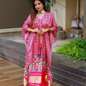 Stylish Satin Kaftan