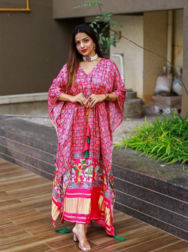 Stylish Satin Kaftan
