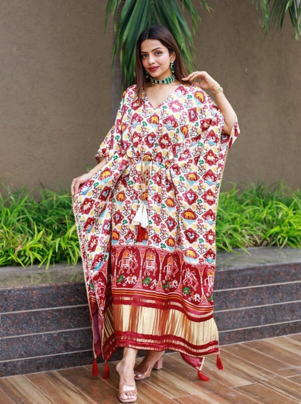 Stylish Satin Kaftan