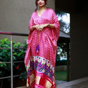 Stylish Satin Kaftan