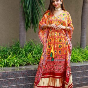 Stylish Satin Kaftan