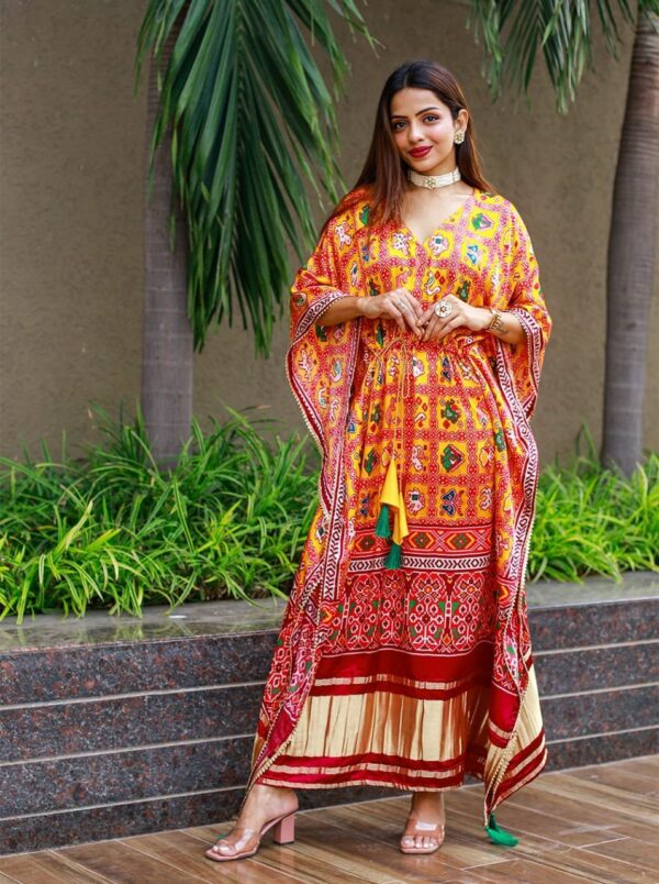 Stylish Satin Kaftan