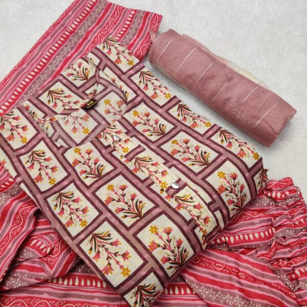 Capsule Kurti Pent With Dupatta