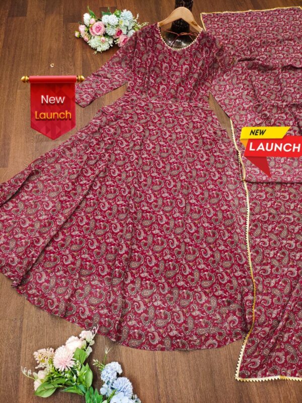 Anrkali Dupatta Set - Image 6