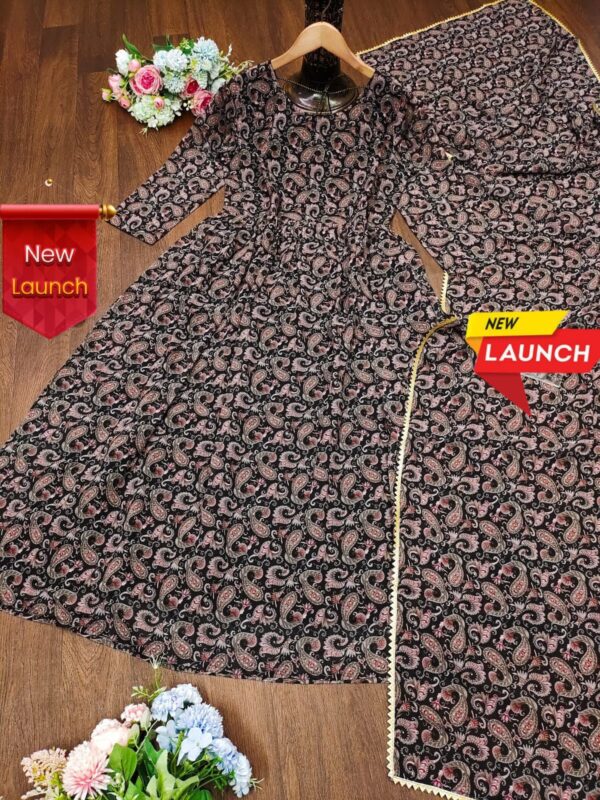 Anrkali Dupatta Set - Image 2