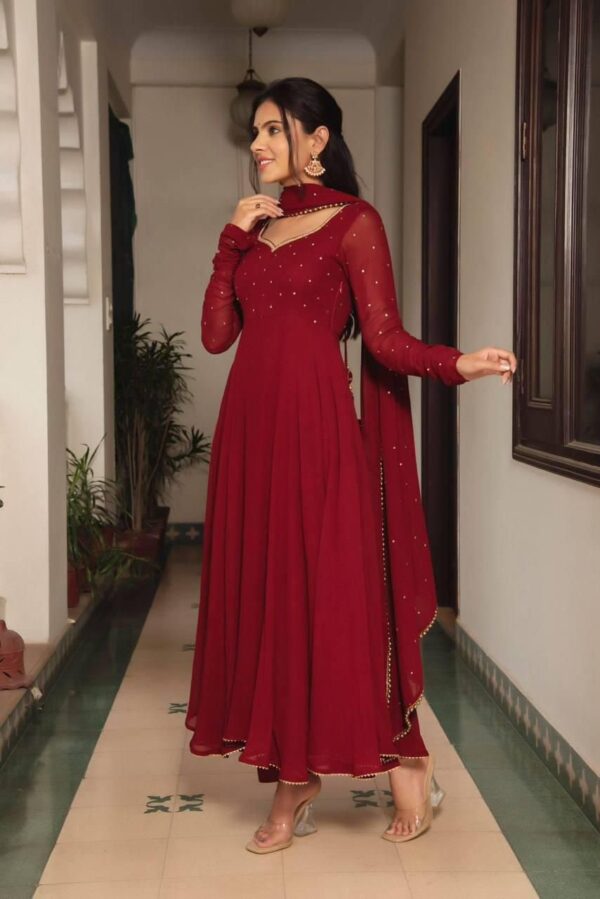 Faux Georgette Gown - Image 2