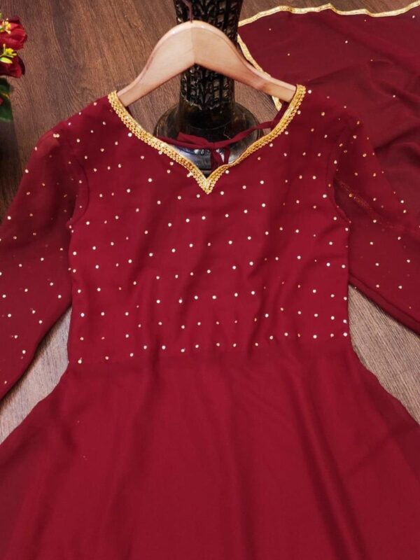 Faux Georgette Gown - Image 3