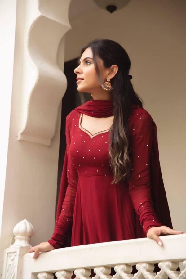 Faux Georgette Gown - Image 5