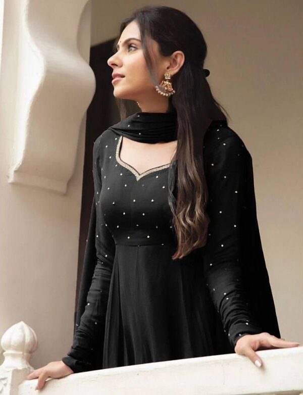 Faux Georgette Gown - Image 3