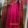 Gown Pent Dupatta Set - Image 3