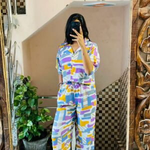 Delta Fabric Latest Fashion Cord Set