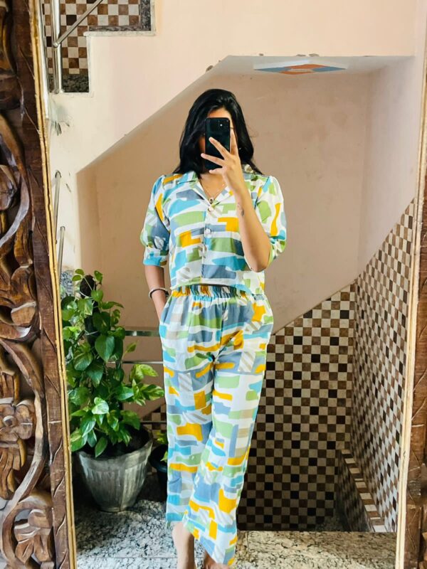 Delta Fabric Latest Fashion Cord Set