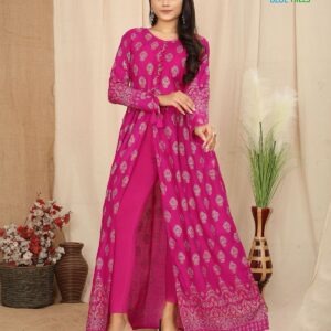 Front Slit Long Gown