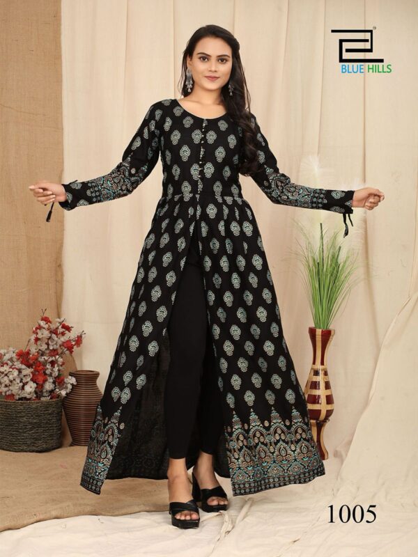 Front Slit Long Gown
