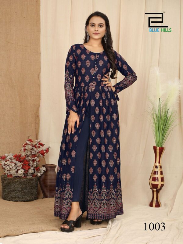 Front Slit Long Gown