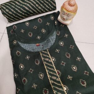 Heavy Capsule Pant With Foil Kurti Pent