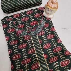 Heavy Capsule Pant With Foil Kurti Pent