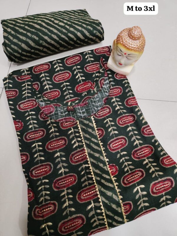 Heavy Capsule Pant With Foil Kurti Pent