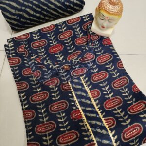 Heavy Capsule Pant With Foil Kurti Pent
