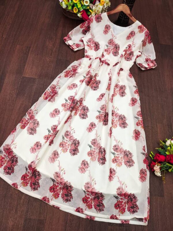 New Designer Party Wear Look Fancy Gown Collction - Image 2