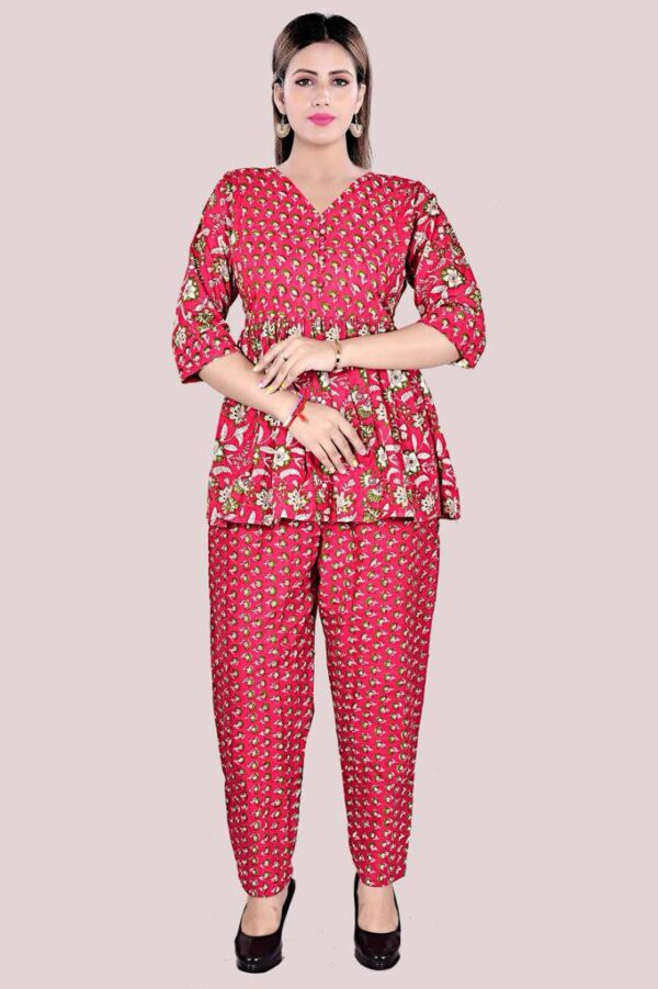 Jaipuri Print Cored Set