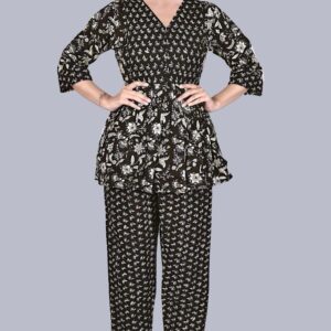 Jaipuri Print Cored Set