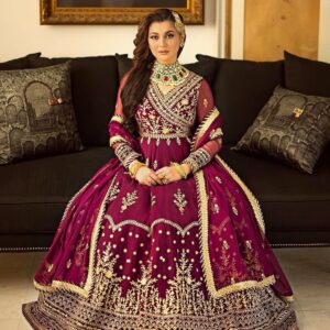 Embroidered Anarkali Gown