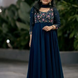 Designer Sequence Embroidered Anarkali Gown