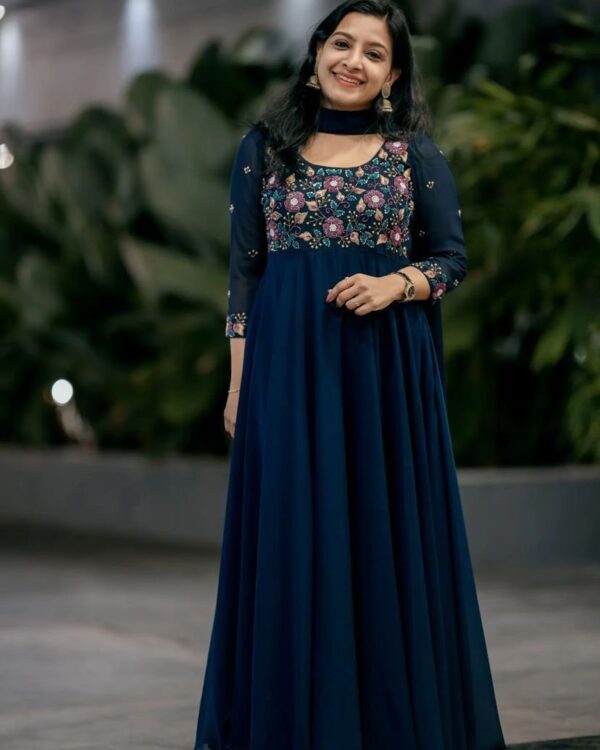 Designer Sequence Embroidered Anarkali Gown