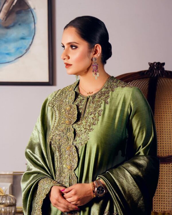 Fancy Kurta Dhoti Set - Image 3
