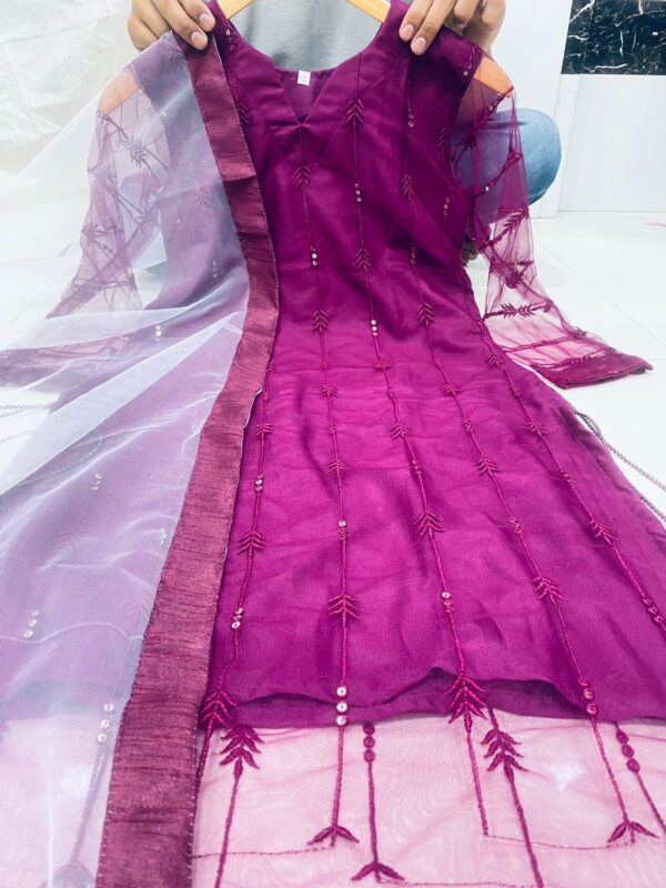 Presenting New Design Net Kurti - Image 4