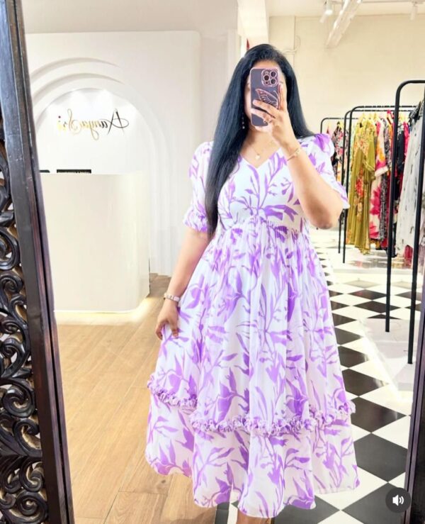 Jaipuri Cotton Floor Print Gown