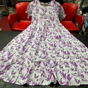 Jaipuri Cotton Floor Print Gown