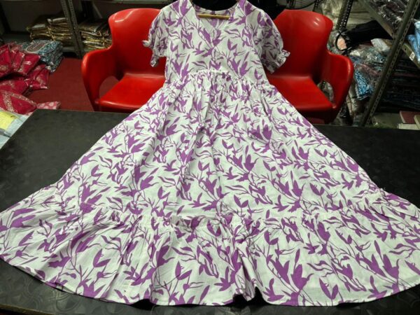 Jaipuri Cotton Floor Print Gown