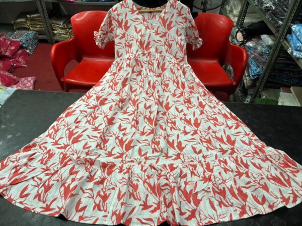 Jaipuri Cotton Floor Print Gown