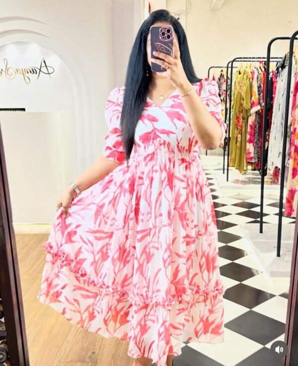Jaipuri Cotton Floor Print Gown