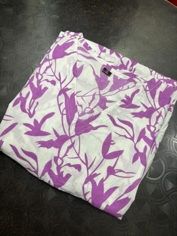 Jaipuri Cotton Floor Print Gown - Image 2
