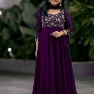Designer Sequence Embroidered Anarkali Gown