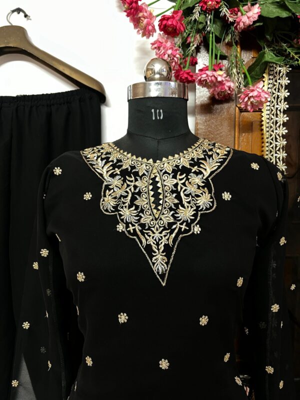 Heavy Georgette Kurti Pant Set - Image 2
