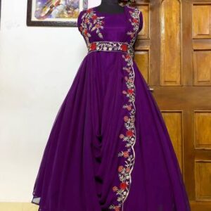 Embroidered Anarkali Gown