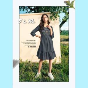 Stylish women's western dress