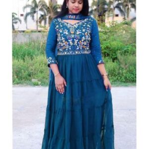 Embroidered Anarkali Gown